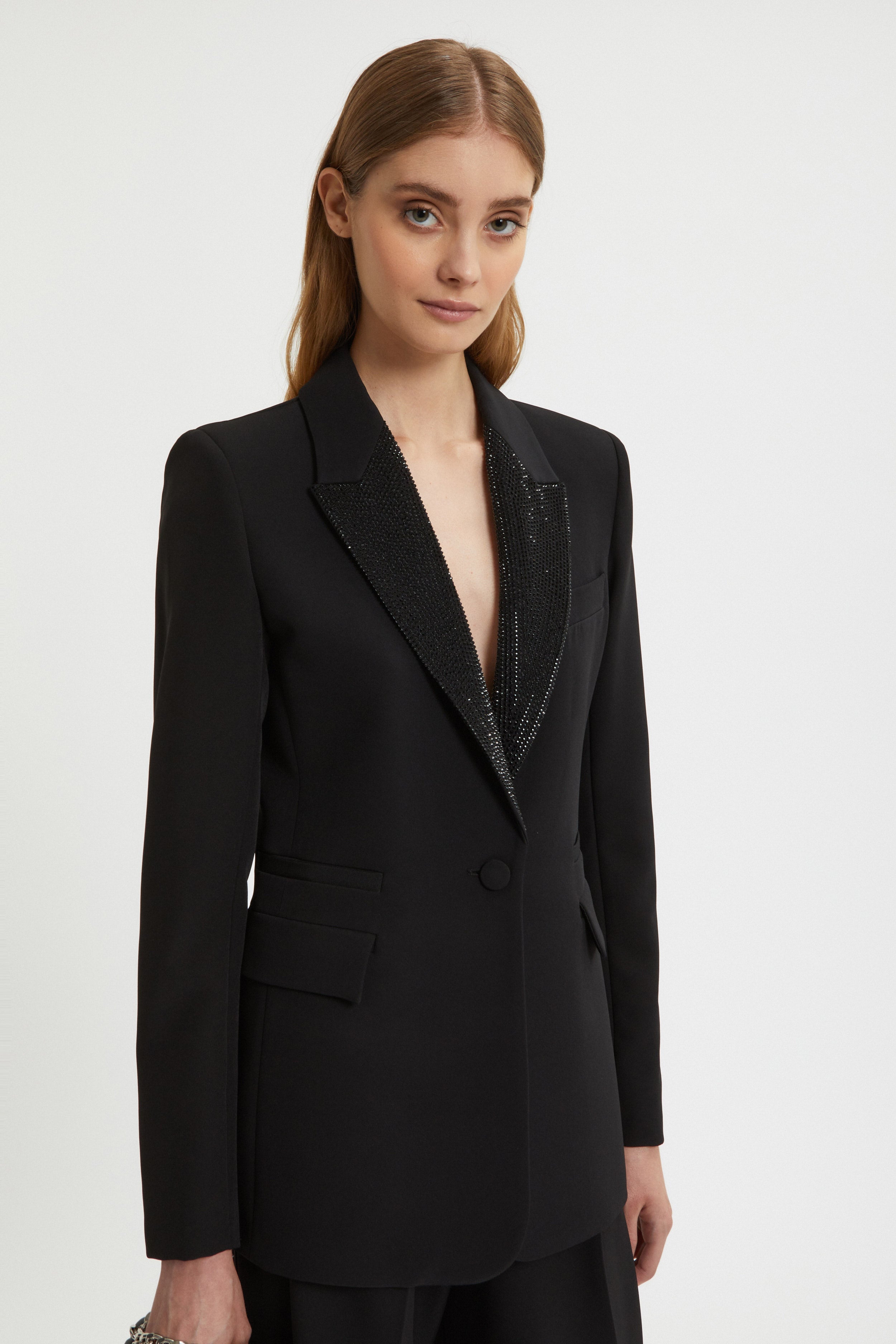 Image of BLAZER WITH RHINESTONES