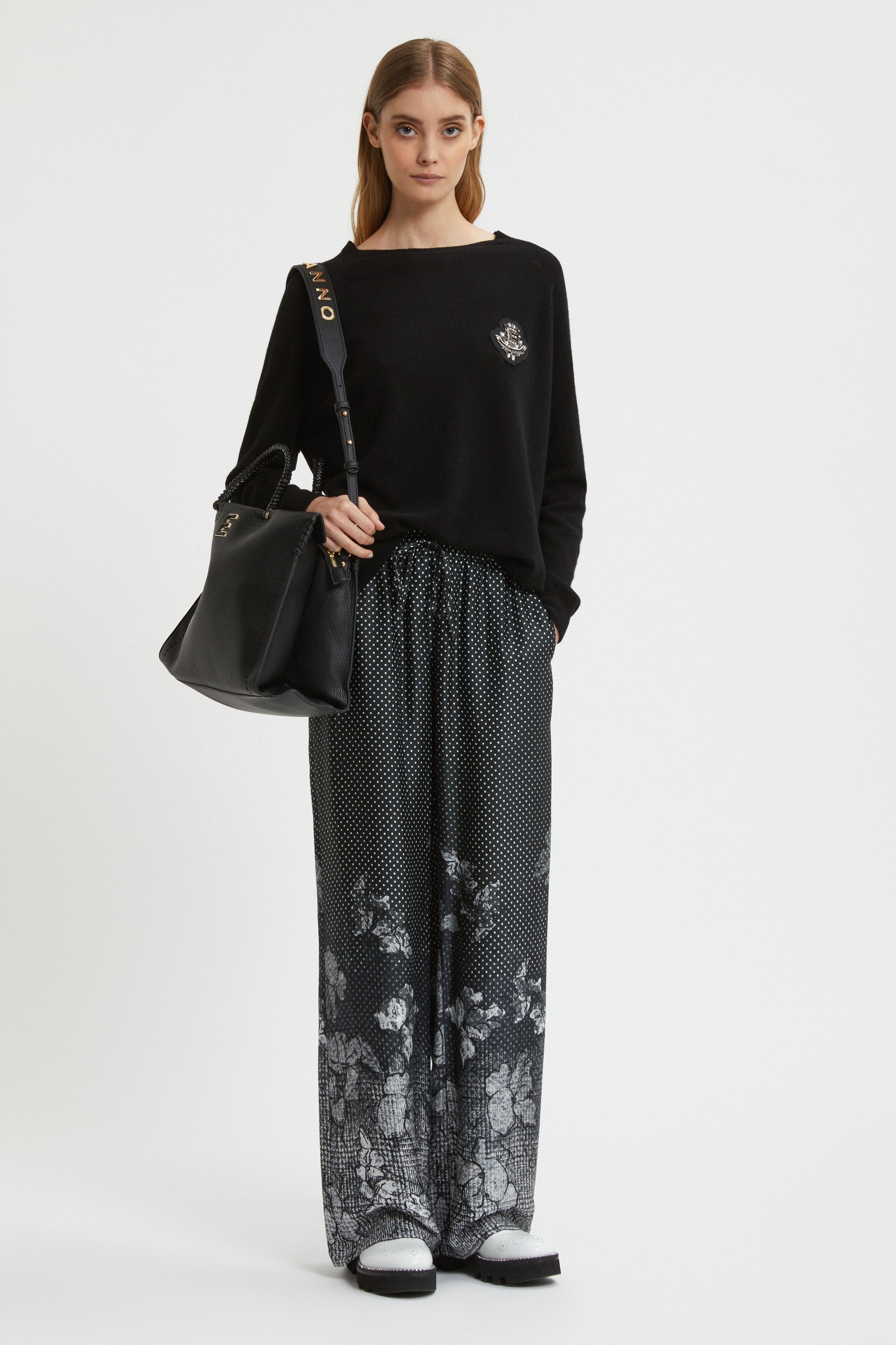 Image of SWEATER WITH JEWEL PATCH