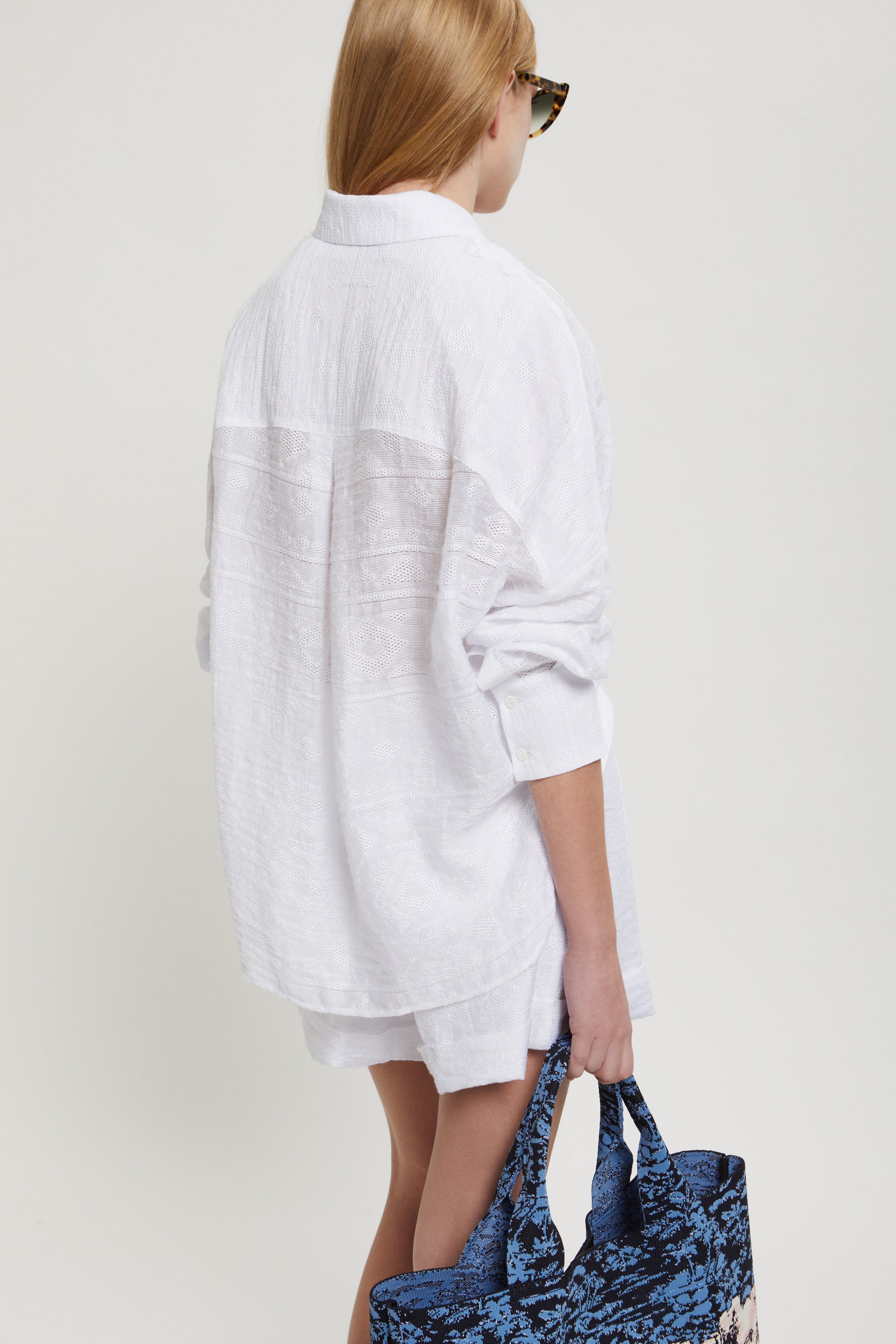 Image of JACQUARD SHIRT WITH EMBROIDERY