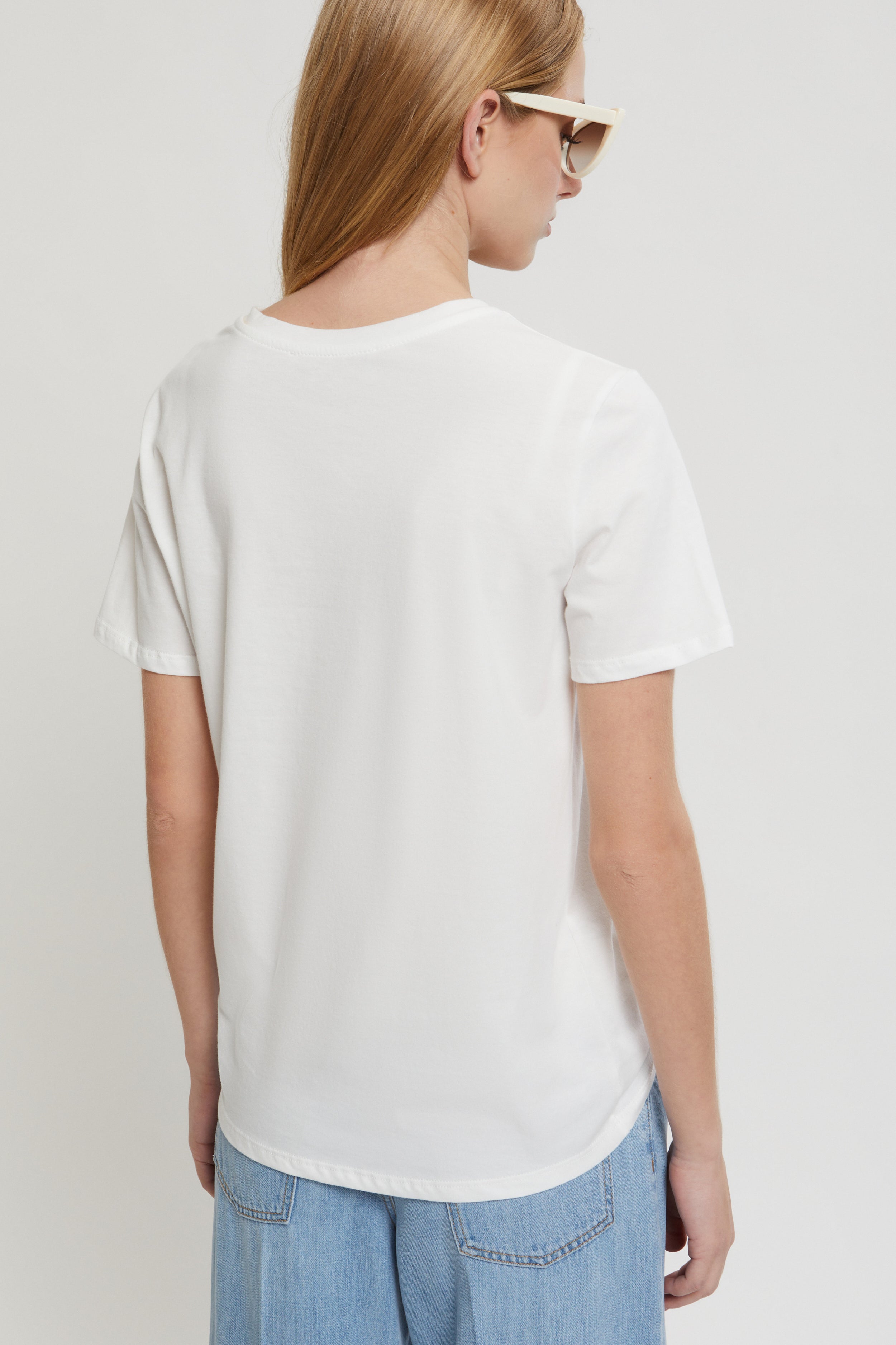 Image of T-SHIRT CON STAMPA E CRISTALLI
