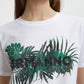 FOREST PRINTED T-SHIRT WITH RHINESTONE