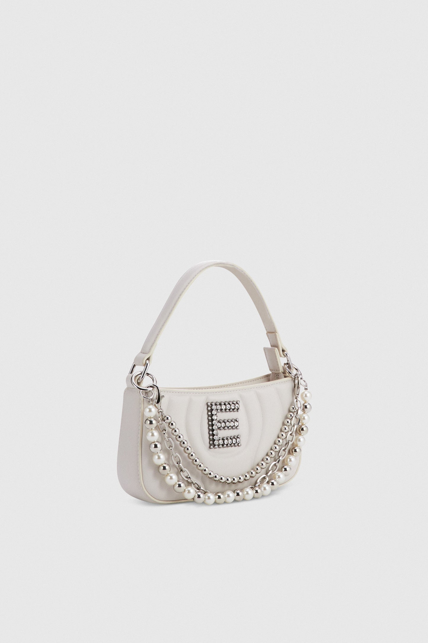 HAND BAG WITH CHAIN AND PEARL