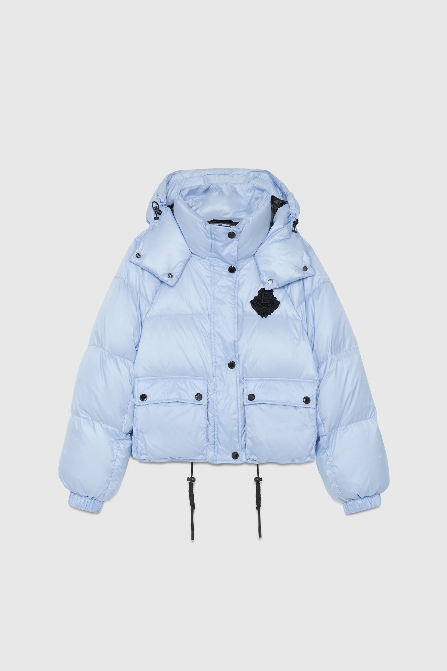 CROPPED BICOLOR DOWN JACKET