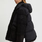 PADDED JACKET WITH ECO-SHEEPSKIN INSERTS