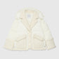 PADDED JACKET WITH ECO-SHEEPSKIN INSERTS