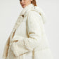 PADDED JACKET WITH ECO-SHEEPSKIN INSERTS