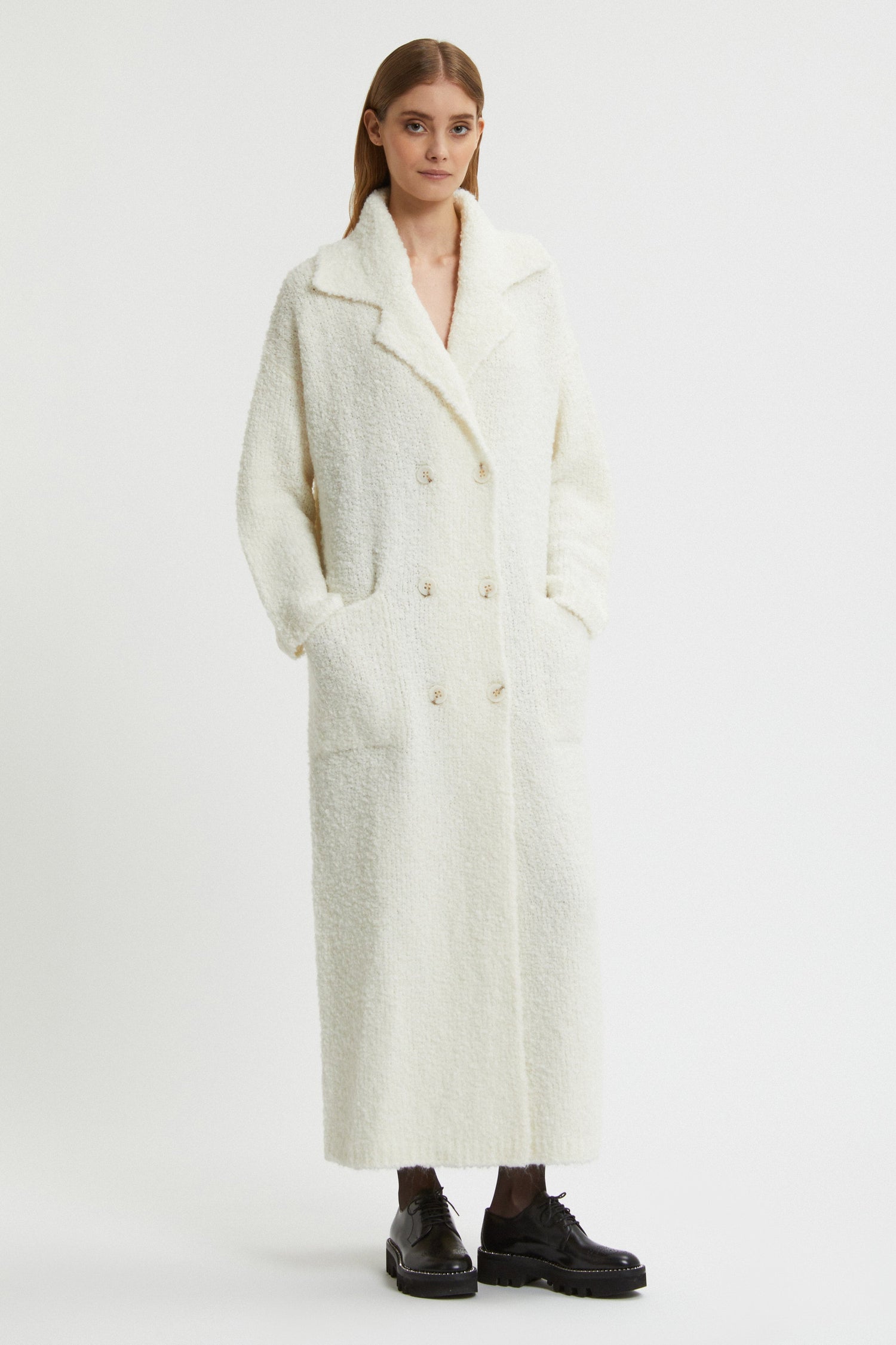 OVERSIZE BOUCLE' COAT