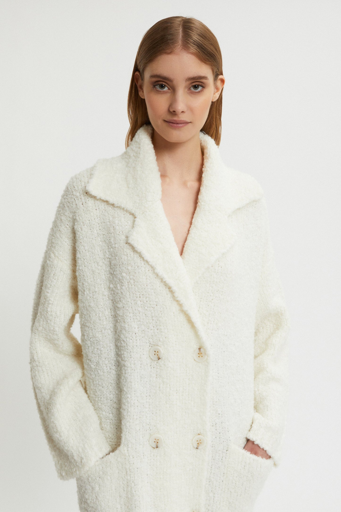 OVERSIZE BOUCLE' COAT