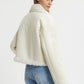 ECO SHEEPSKIN JACKET WITH EMBROIDERED SLEEVES