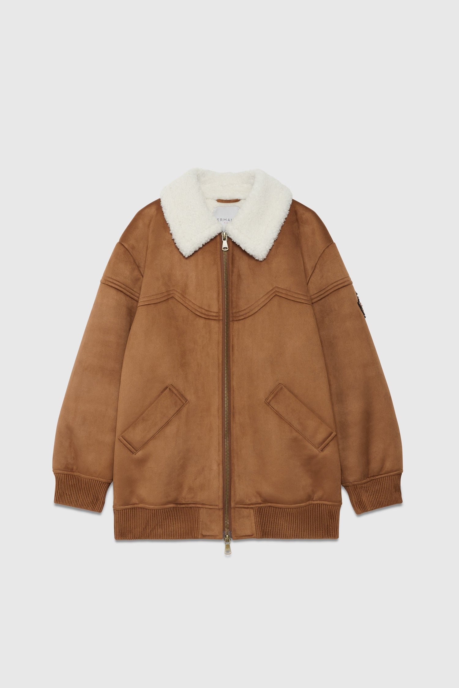 ECO-SUEDE SHEEPSKIN JACKET