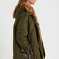 PARKA WITH DETHACHABLE INNER FOX WAISTCOAT