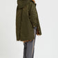 PARKA WITH DETHACHABLE INNER FOX WAISTCOAT