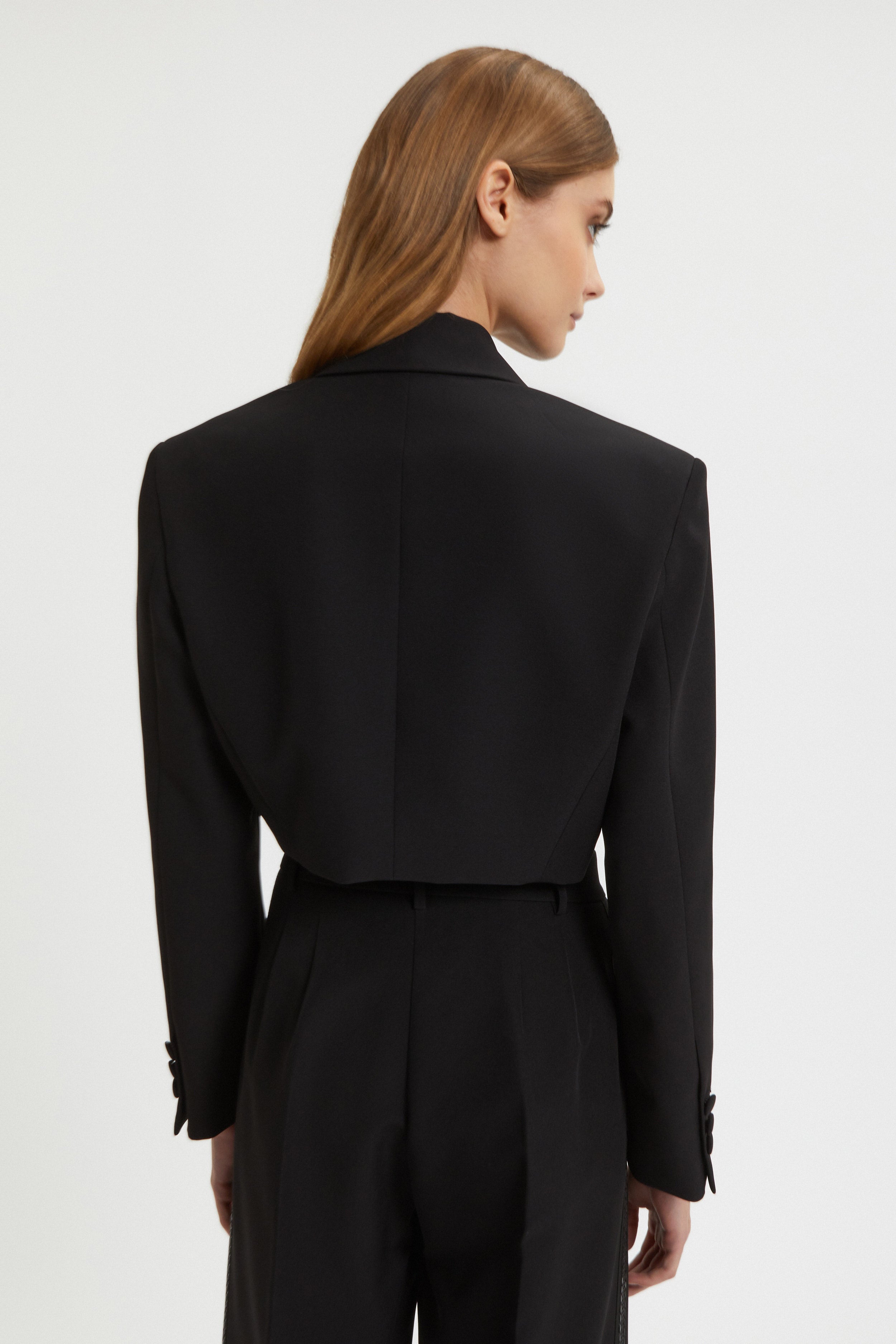 Image of BLAZER A DOPPIO PETTO CROP