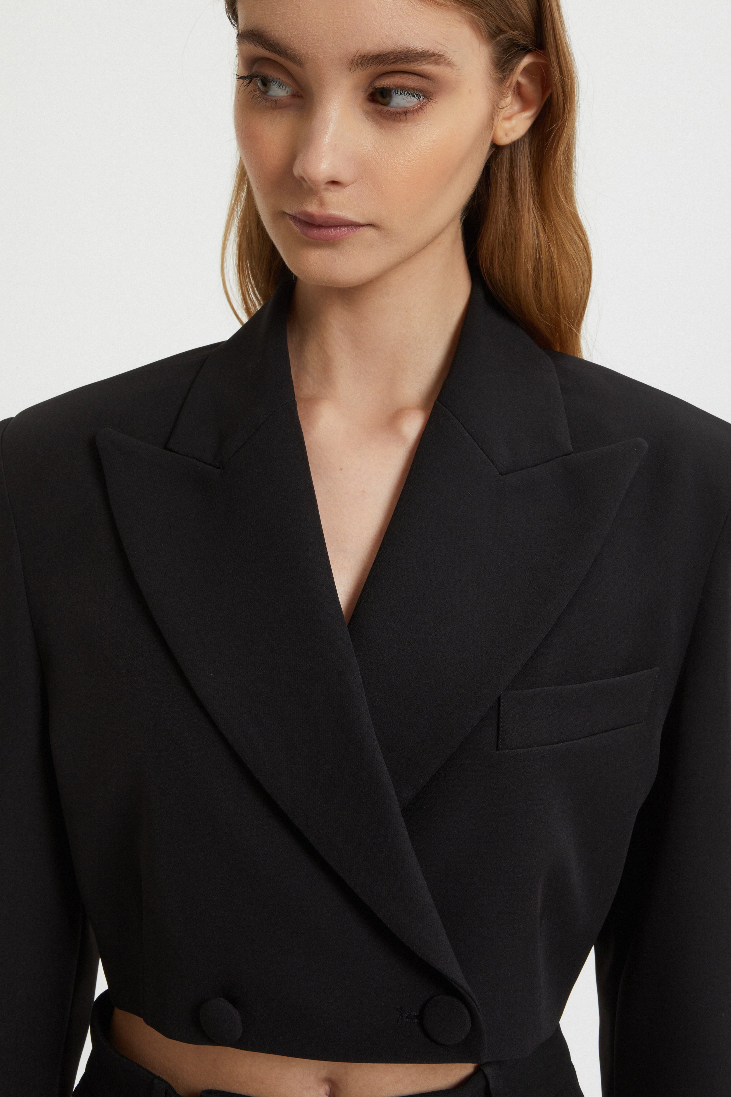 Image of BLAZER A DOPPIO PETTO CROP