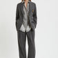 PINSTRIPE BLAZER WITH PATCH