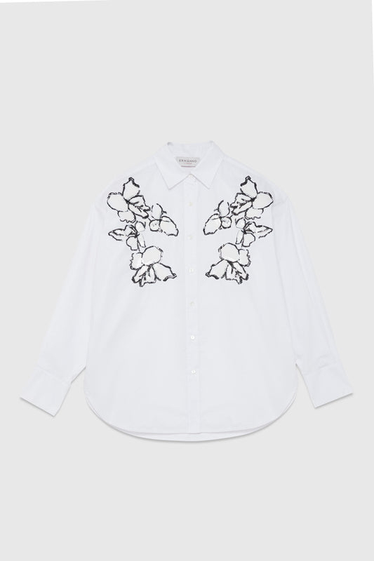 CAMICIA CON RICAMO DI PAILLETTES