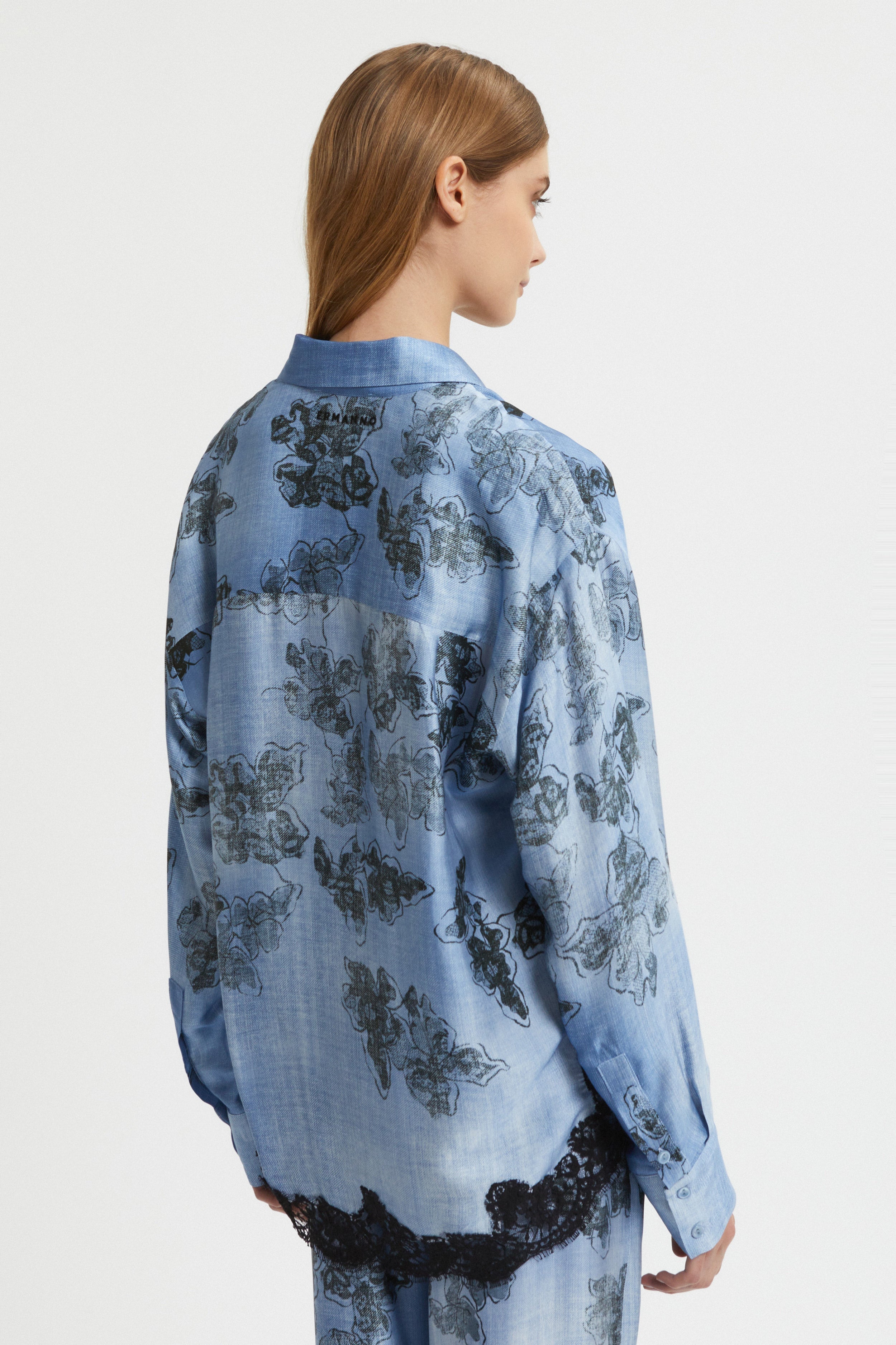 Image of SATIN PRINTED SHIRT