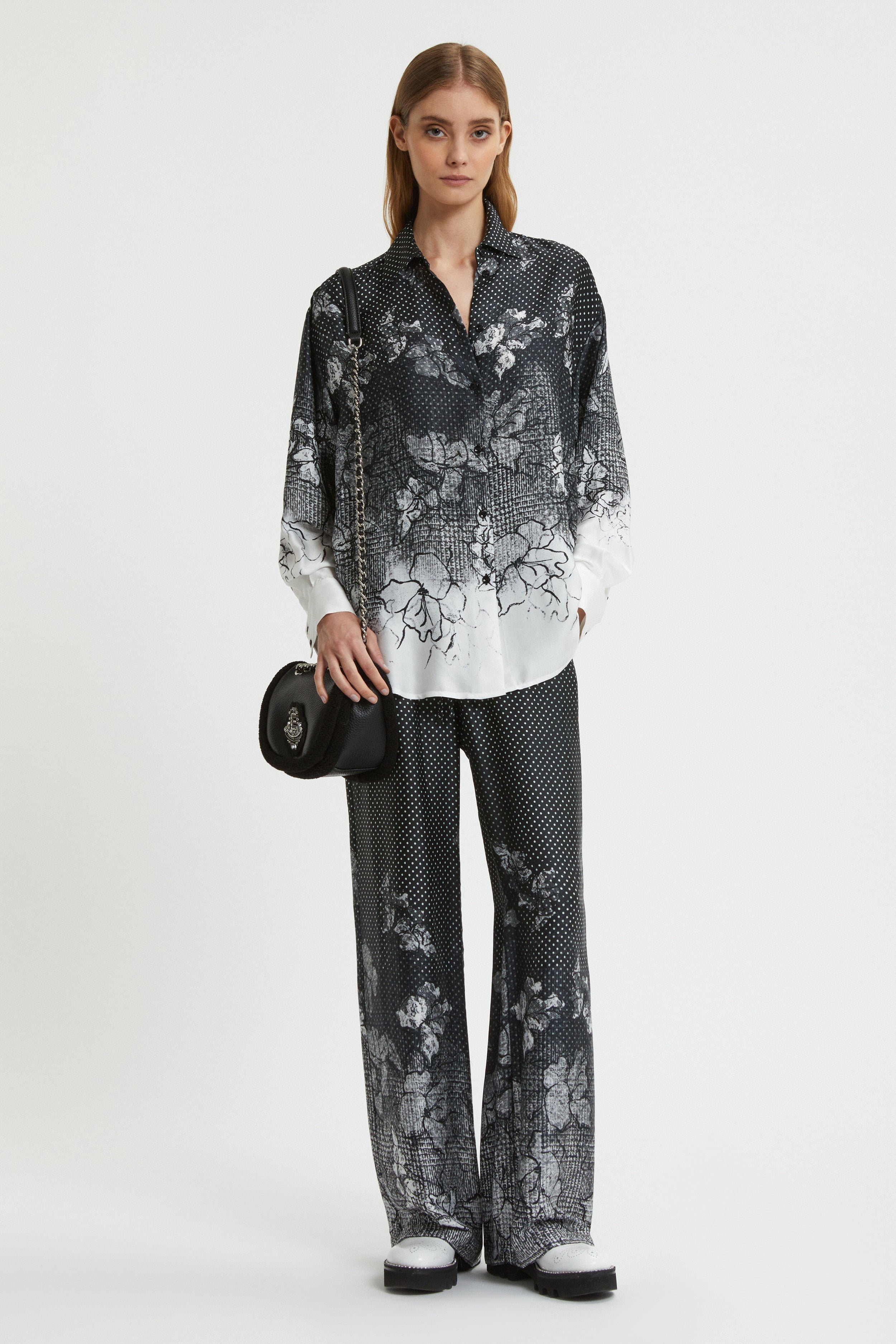 SATIN PRINTED SHIRT