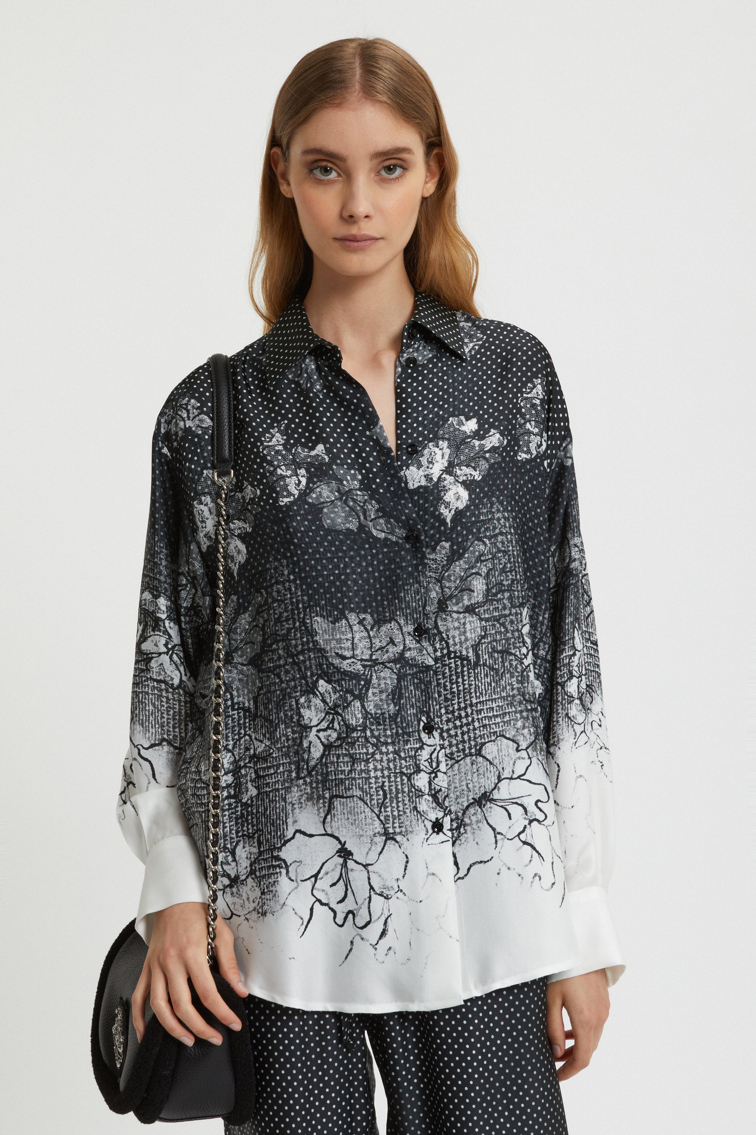 SATIN PRINTED SHIRT