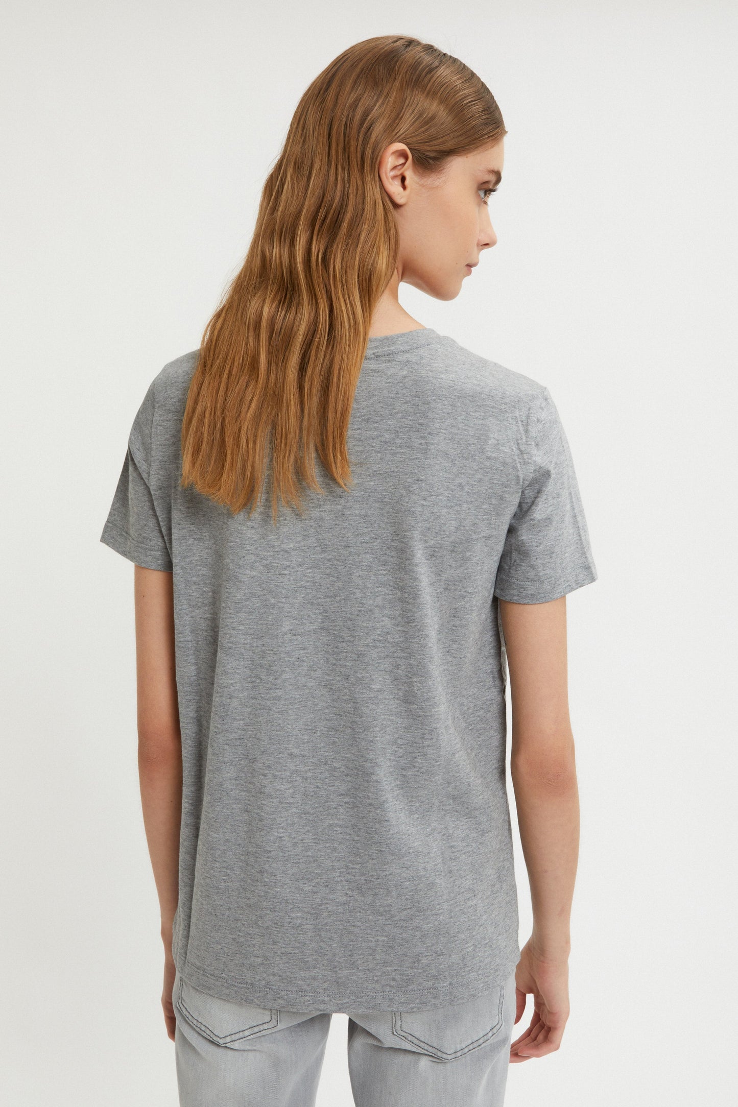 EMBROIDERED LOGO T-SHIRT WITH SEQUINS