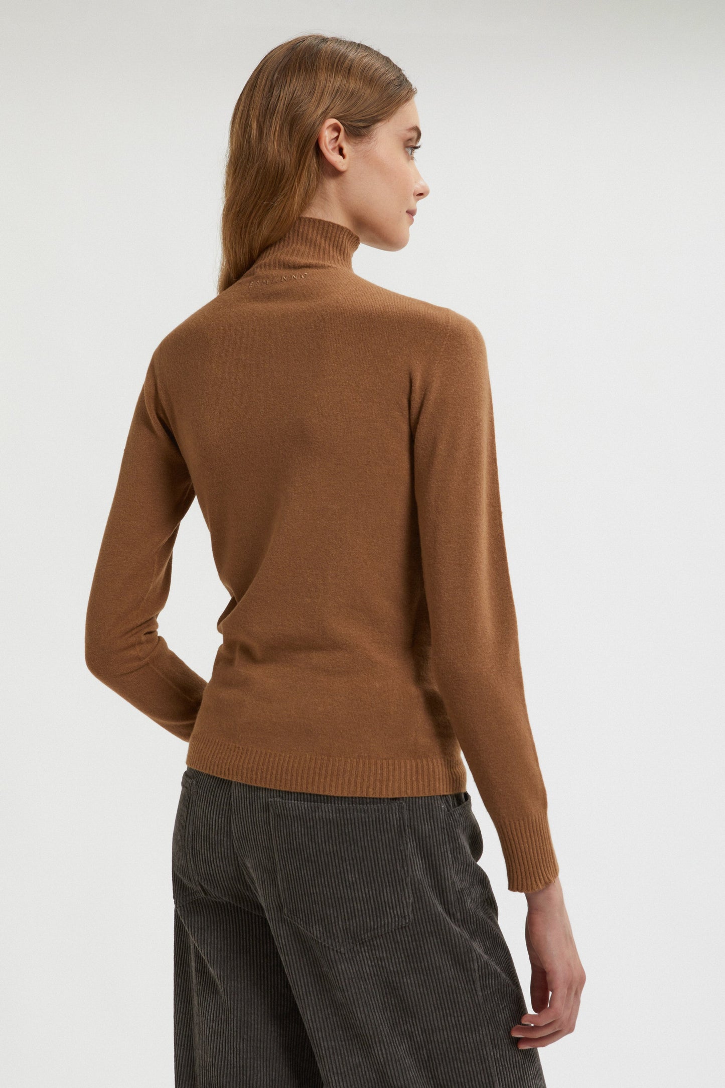 MOCK-NECK SWEATER