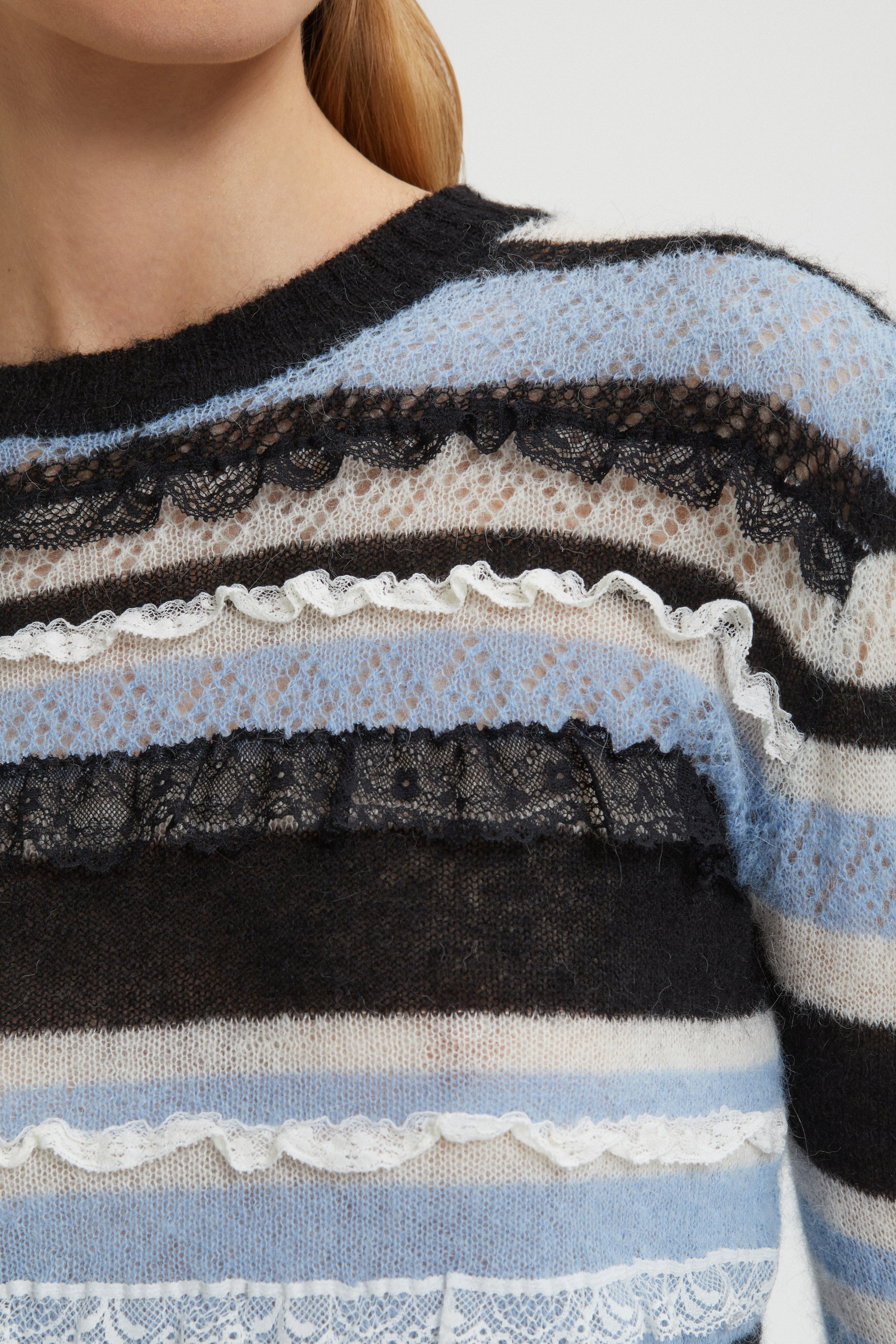 MAGLIA A RIGHE CON PIZZI VALENCIENNES