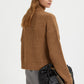 RIBBED-KNIT SWEATER WITH SEQUINS