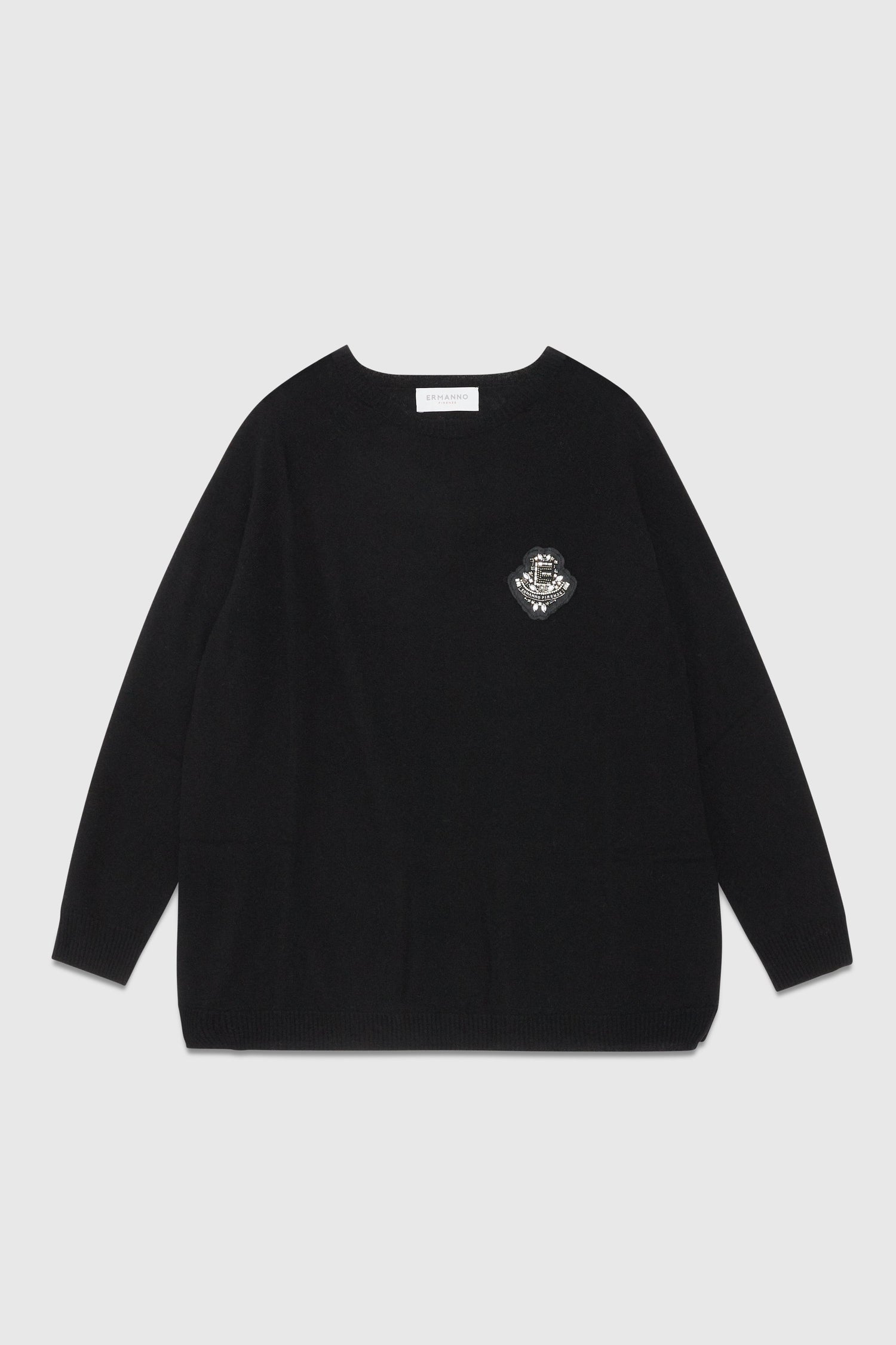 SWEATER WITH JEWEL PATCH