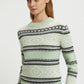 SWEATER WITH GEOMETRIC PATTERNS