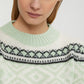 SWEATER WITH GEOMETRIC PATTERNS