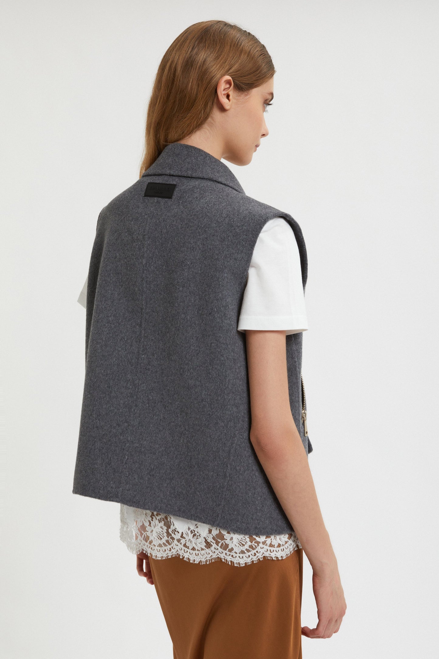 CHIODO GILET IN DOUBLE