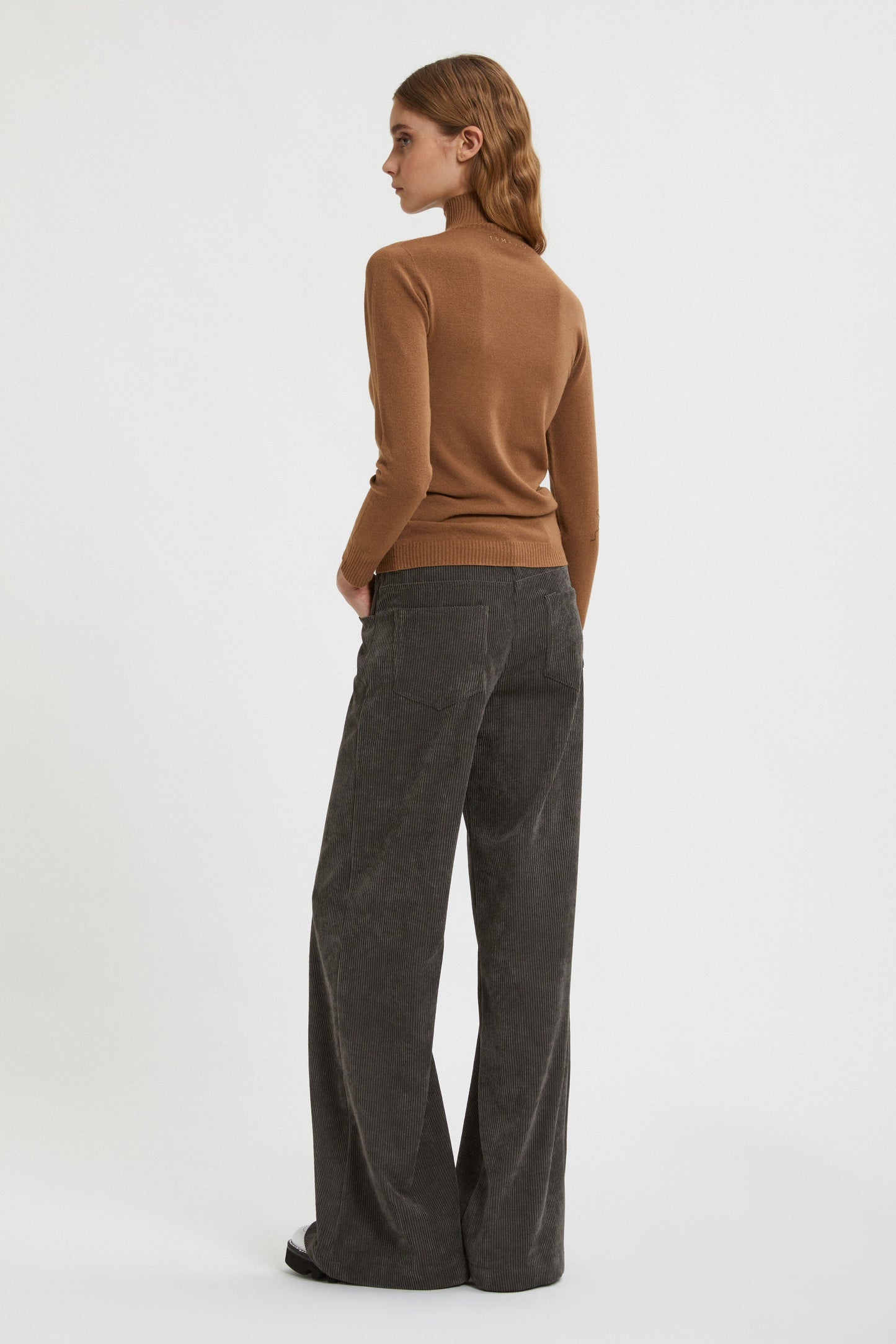 VELVET FLARE PANTS