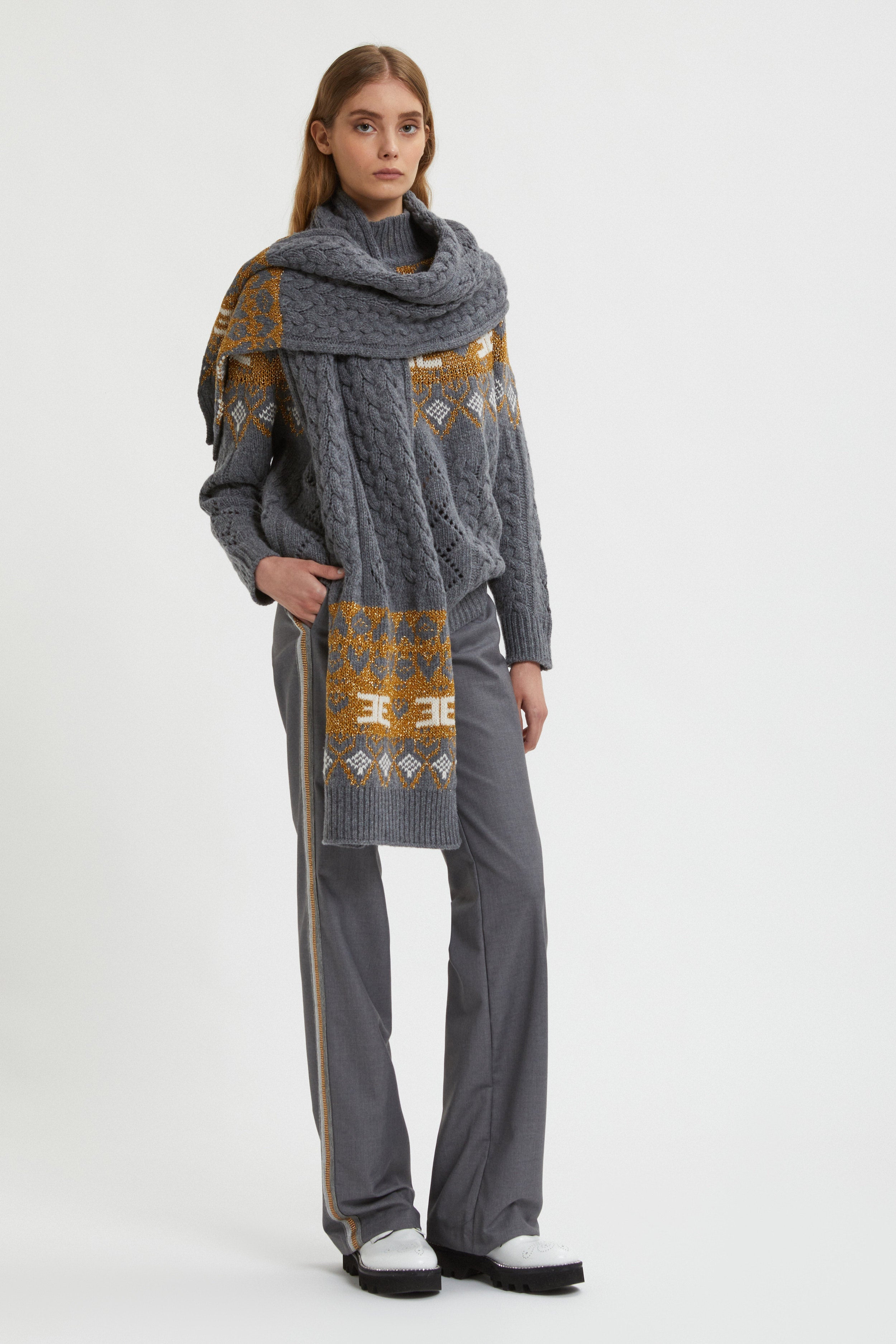 Image of PANTS WITH RHINESTONES SIDE BAND