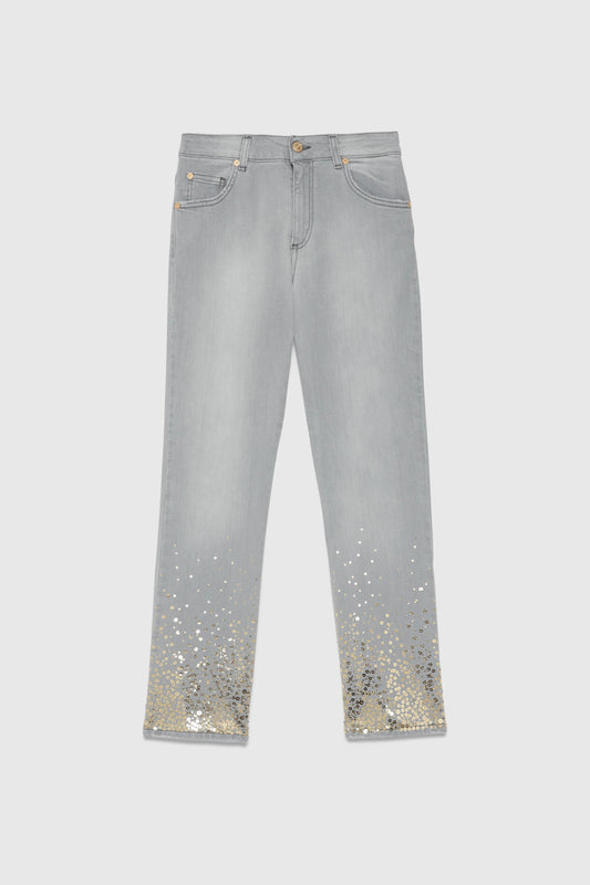 CAPRI DENIM WITH SEQUINS
