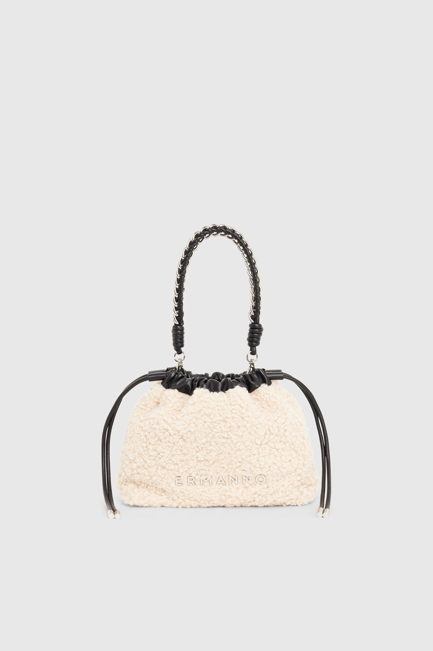 ECO FUR BAG WITH CHAIN