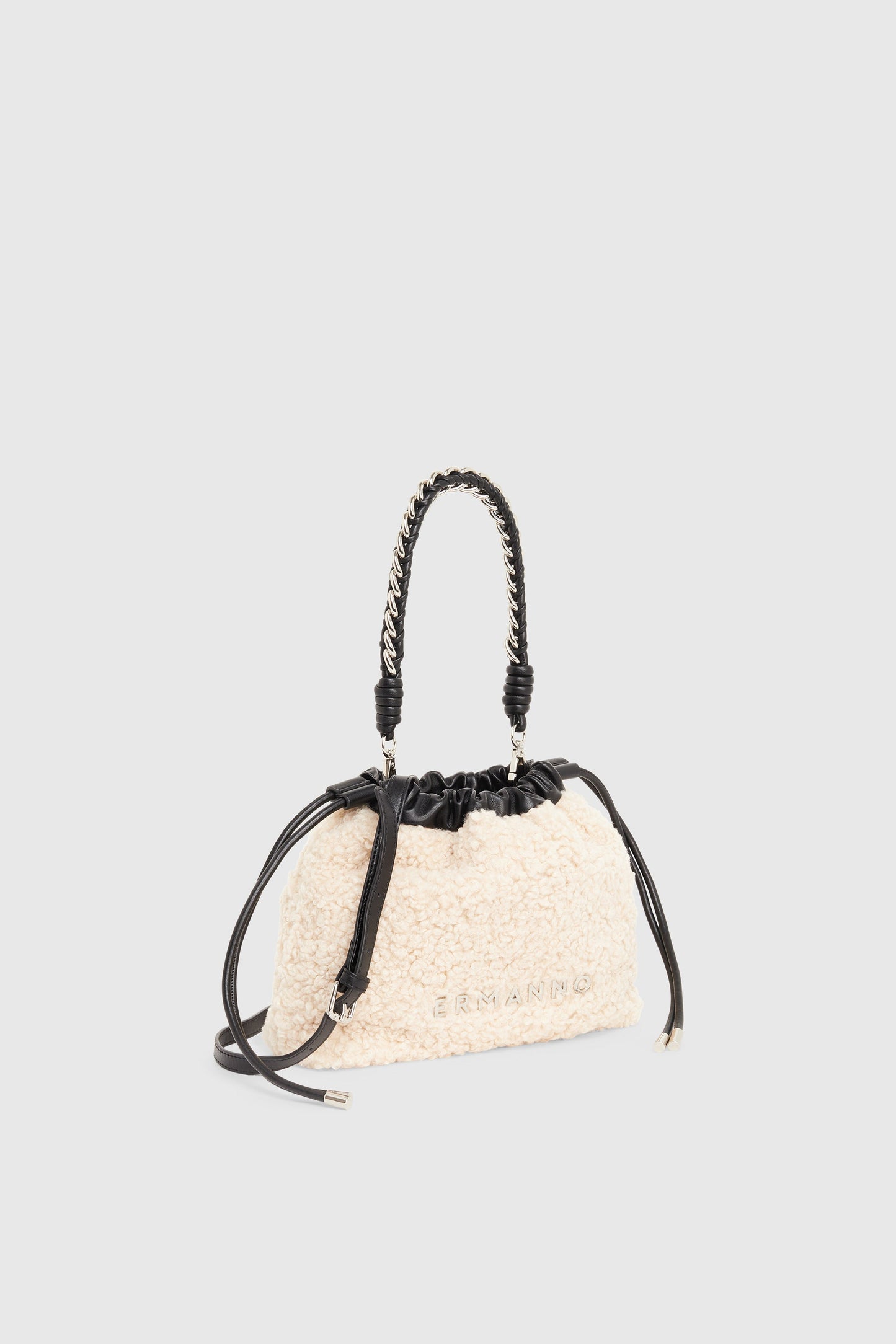 ECO FUR BAG WITH CHAIN