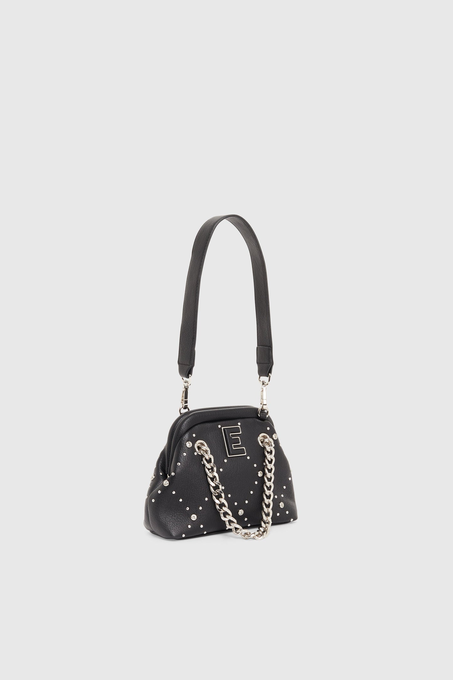 MINI SHOULDER BAG WITH RHINESTONES