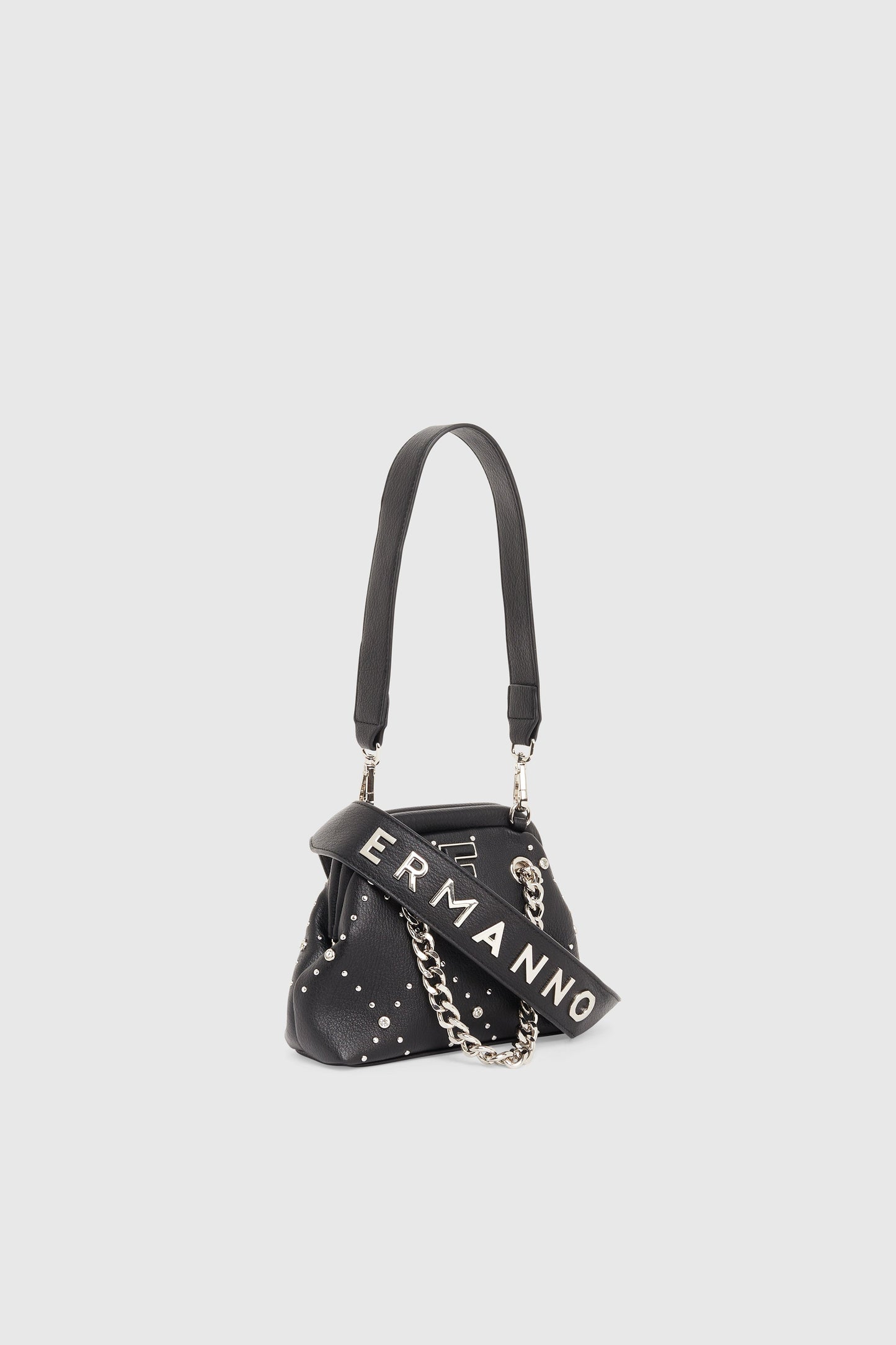 MINI SHOULDER BAG WITH RHINESTONES