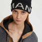 BONNET EN TRICOT AVEC LOGO JACQUARD