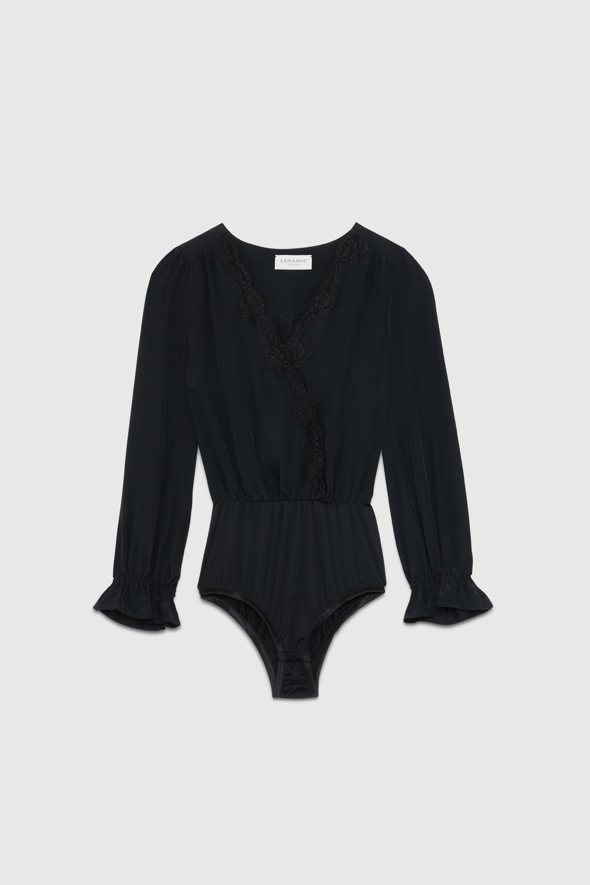 BODYSUIT BLOUSE WITH LACE