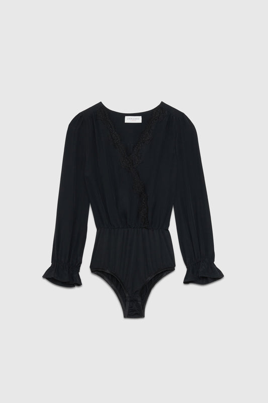 BLUSA A BODY CON PIZZO