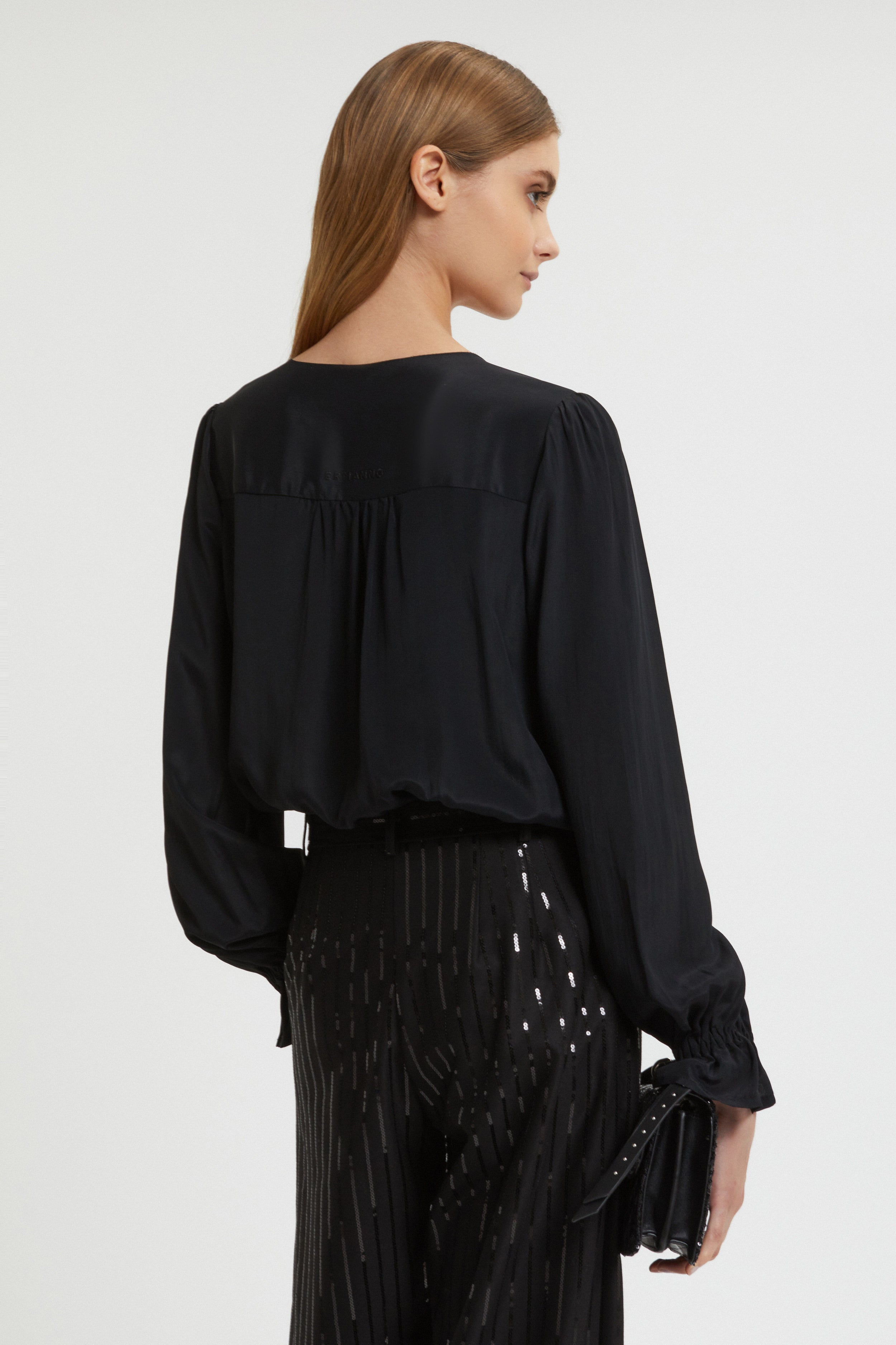 BODYSUIT BLOUSE WITH LACE