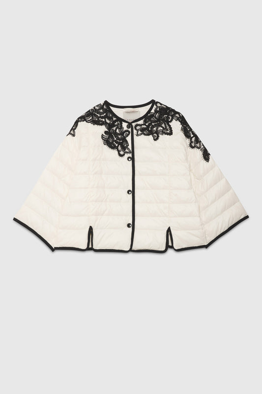 LIGHT DOWN JACKET WITH EMBROIDERY