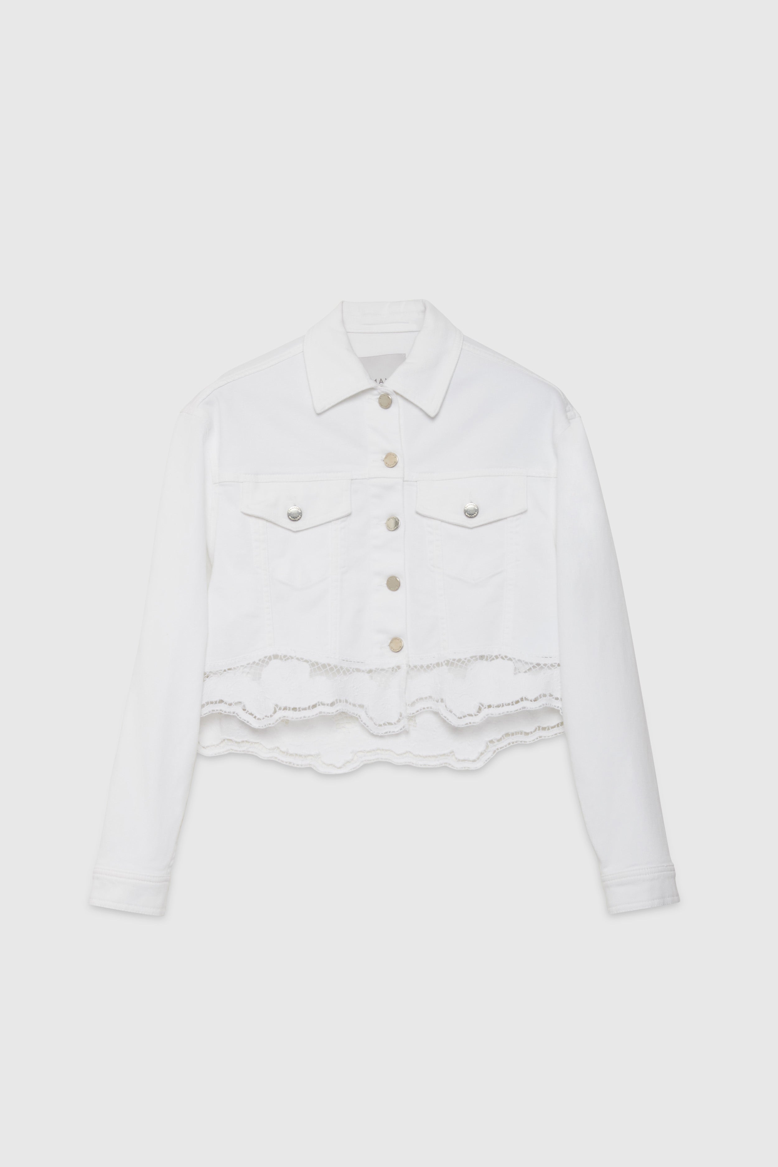 DENIM JACKET WITH EMBROIDERY APPLICATION