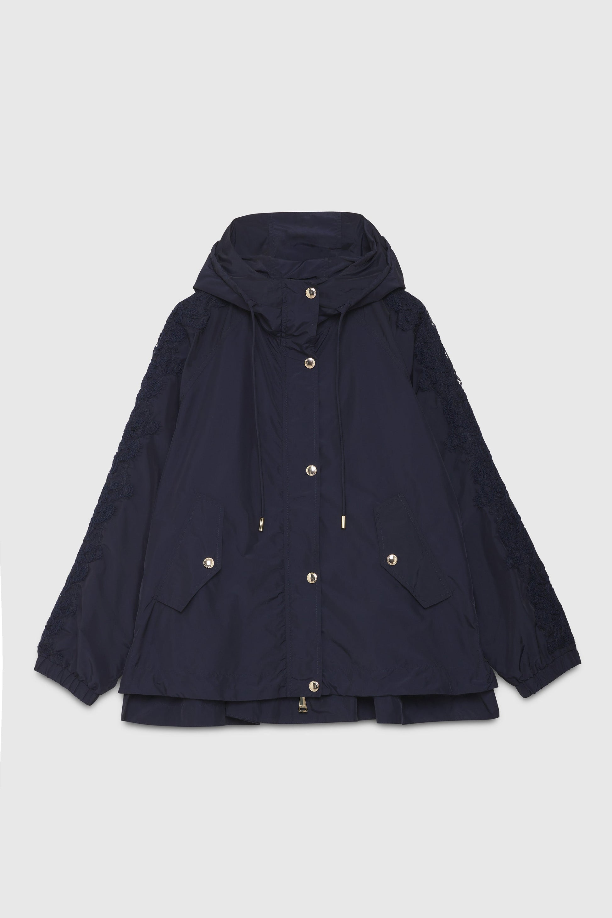 PARKA CORTO CON RICAMO