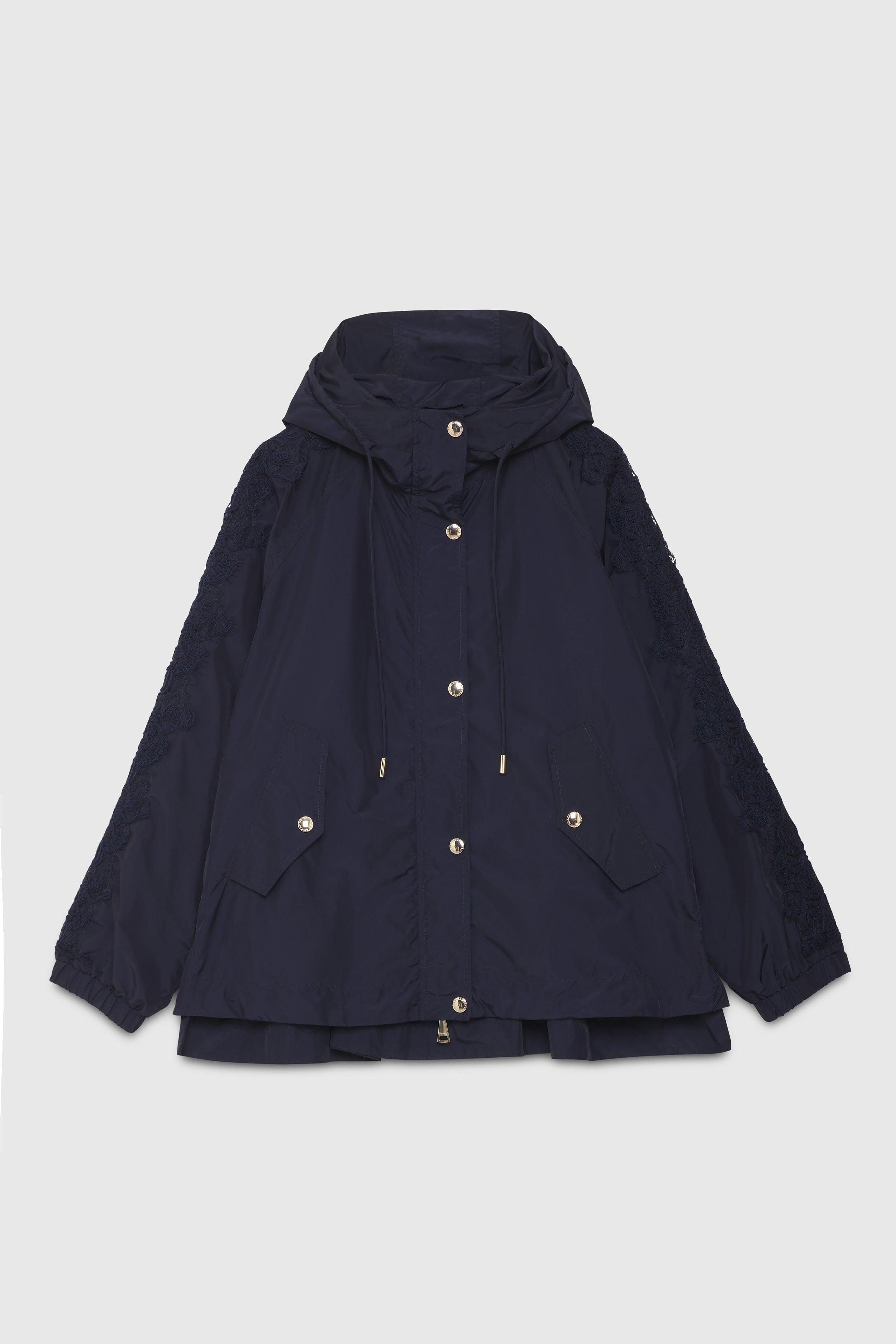 PARKA CORTO CON RICAMO