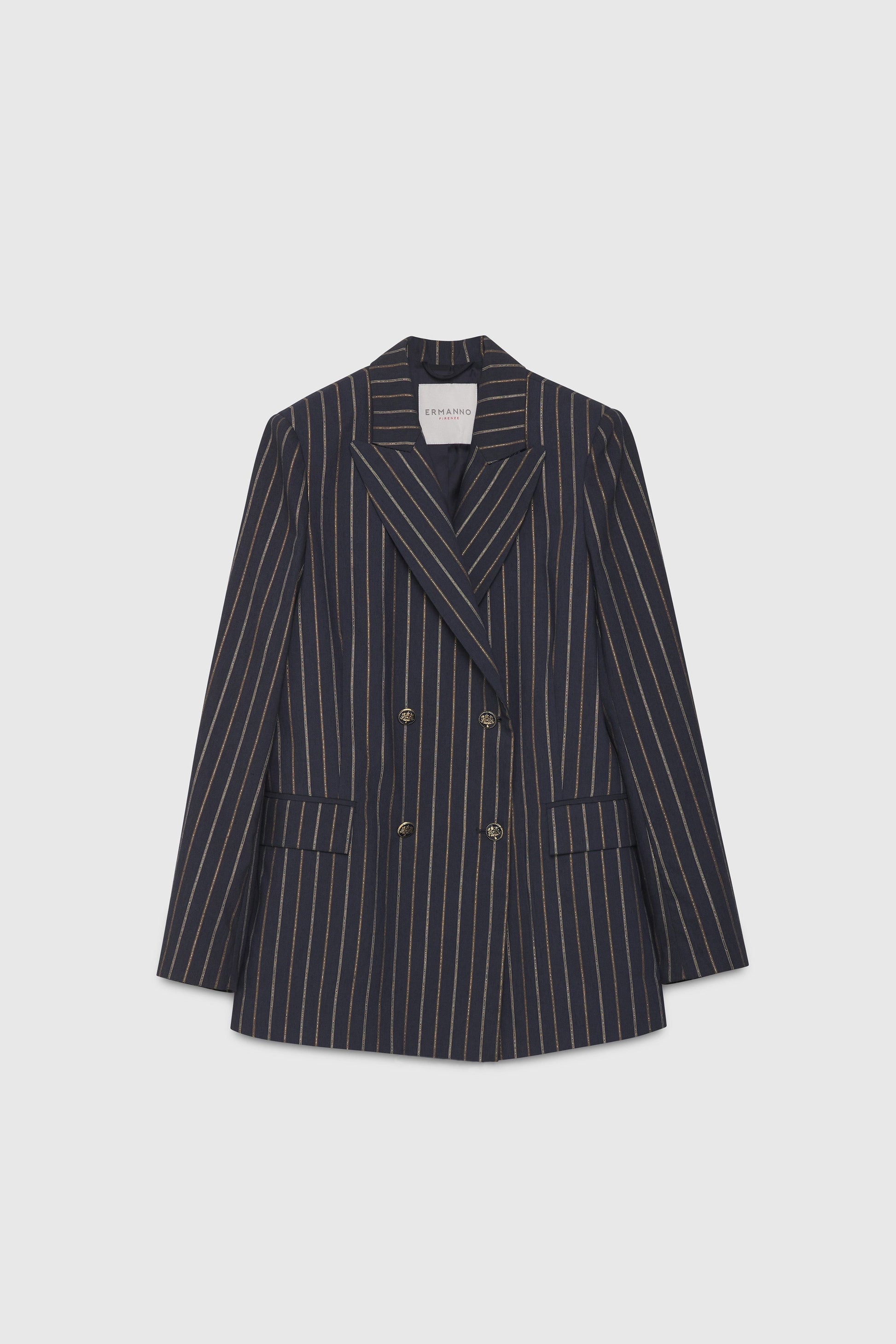 BLAZER GESSATO LUREX A DOPPIOPETTO