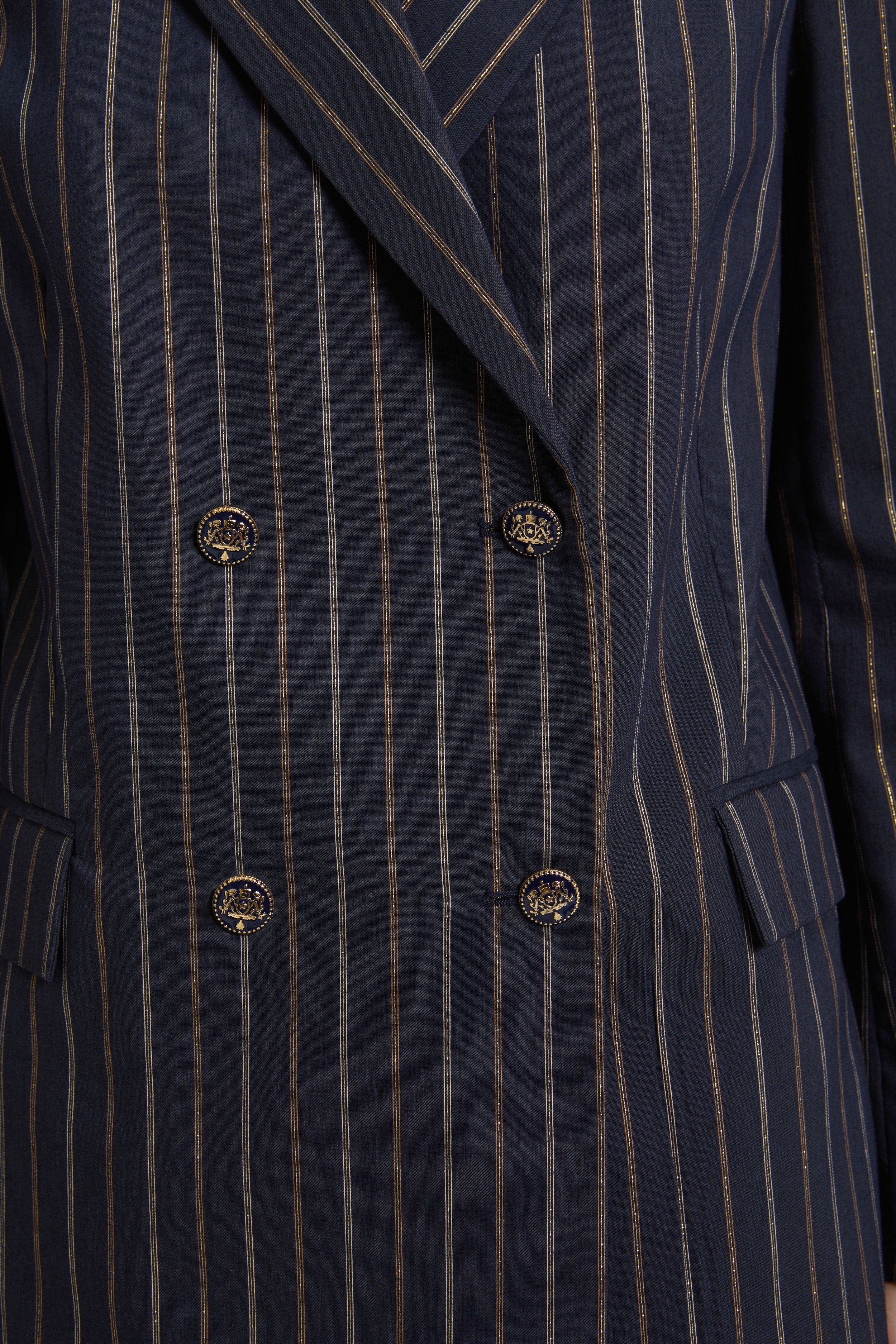 Image of BLAZER RAYĖ À DOUBLE BOUTTONAGE