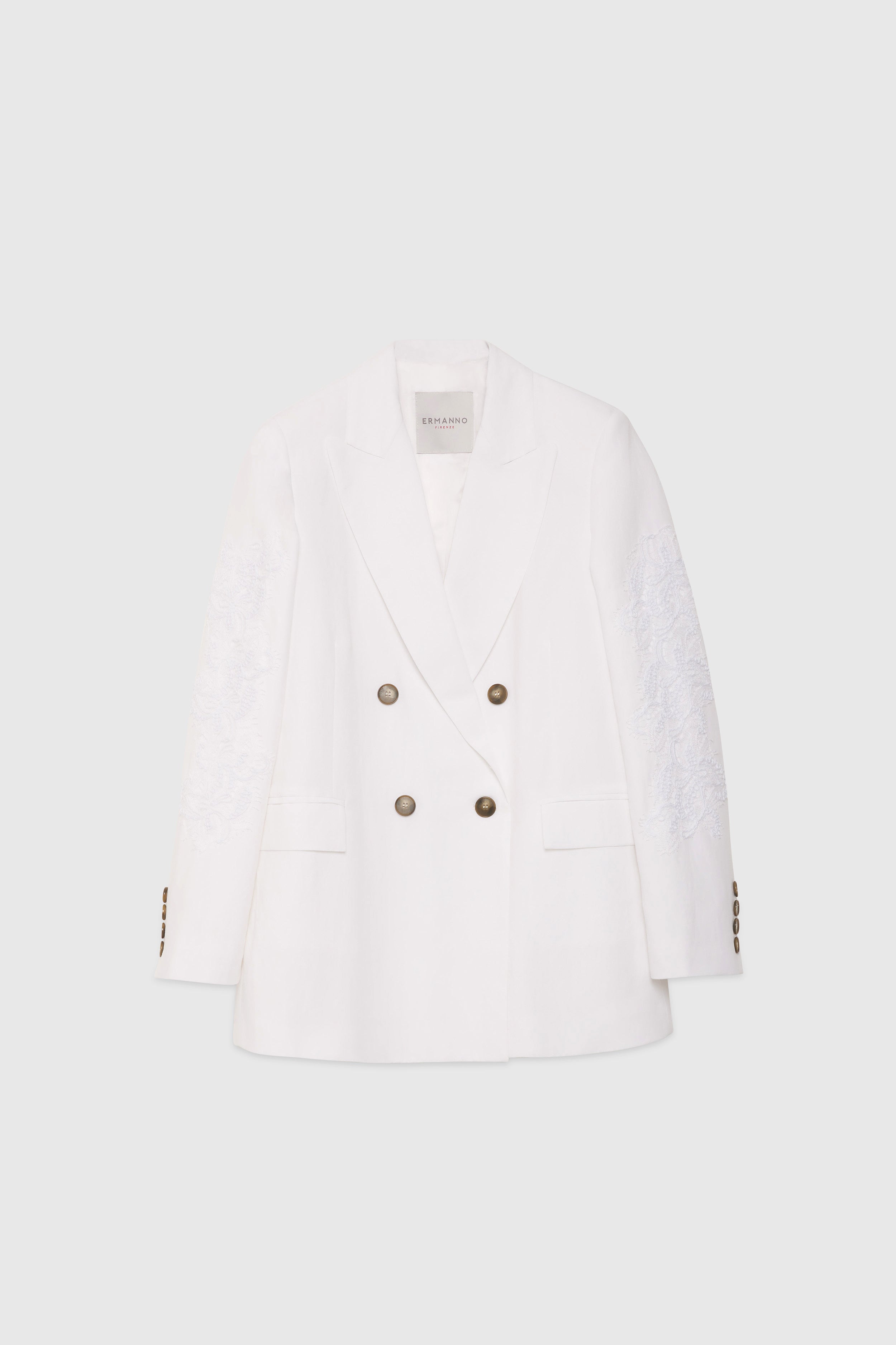 BLAZER DOPPIO PETTO CON RICAMI