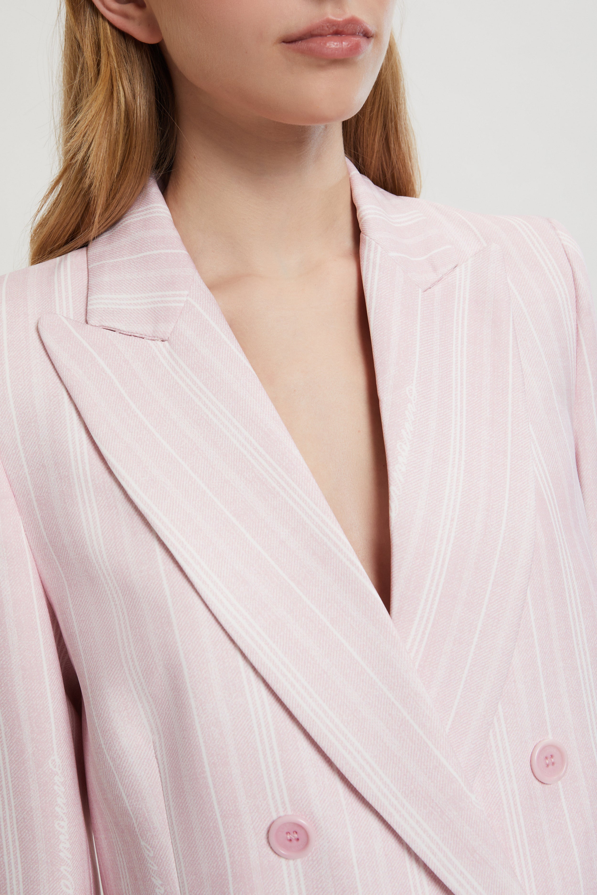 Image of BLAZER GESSATO CON LOGO IN CADI